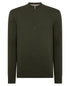 Remus Uomo 1/4 Zip Up Knitwear Khaki